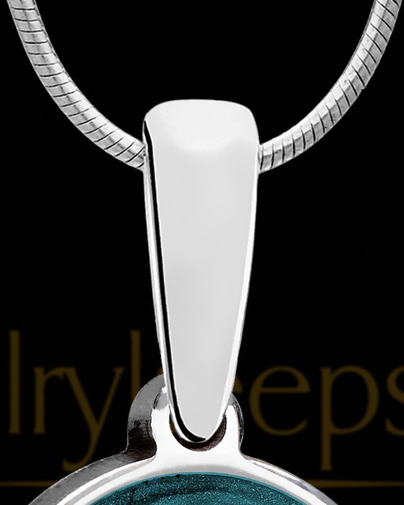 Solid 14K White Gold Sincere Initial Ash Jewelry