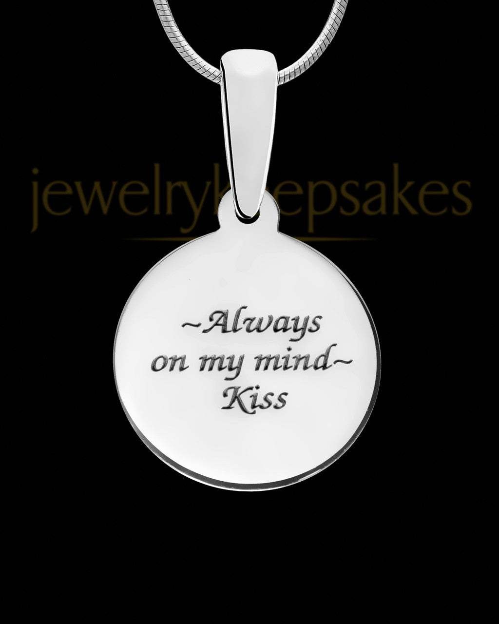 Round Cloverdale Silver Ash Jewelry