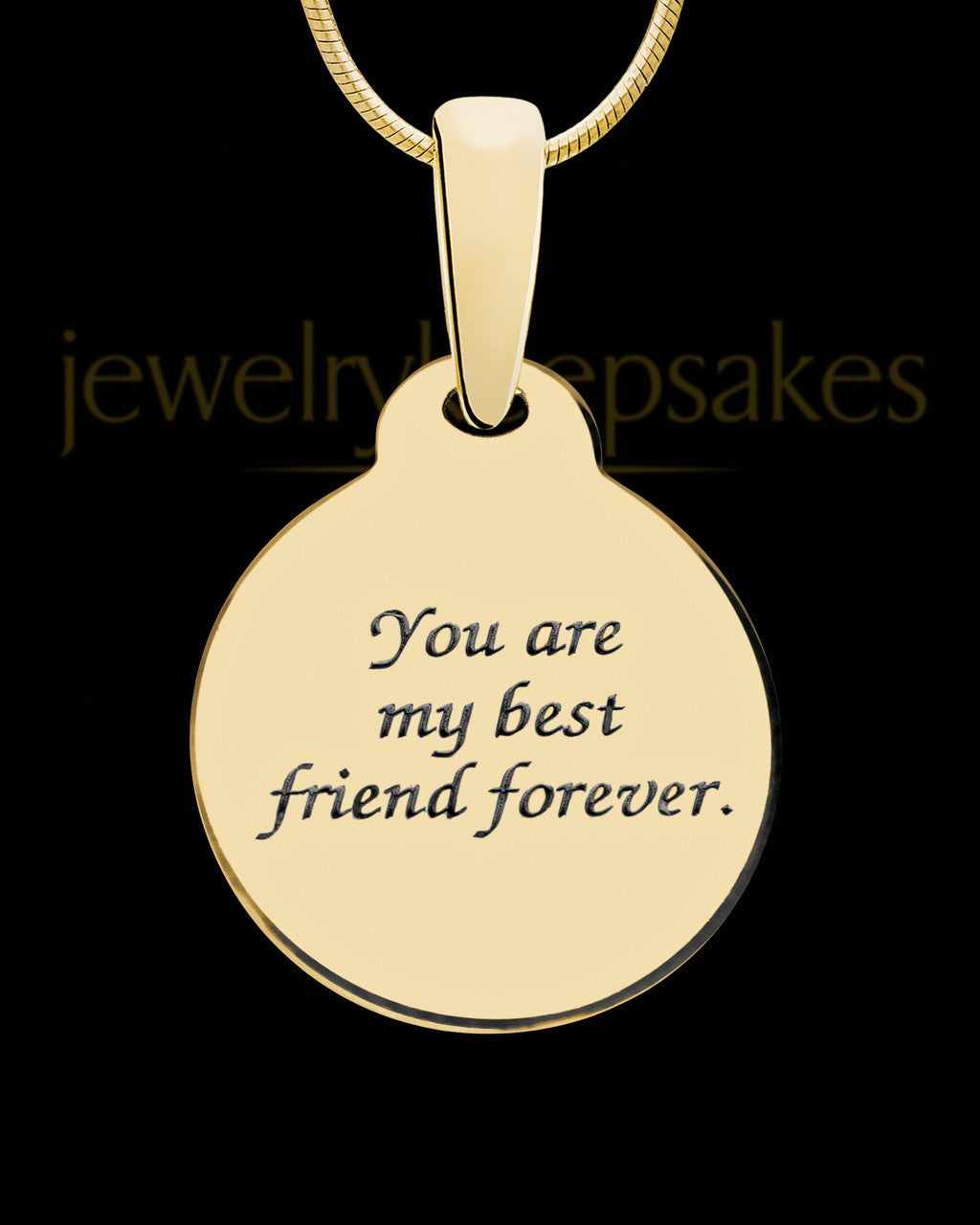 Moon and Back Gold Plated with Olive Ash Jewelry