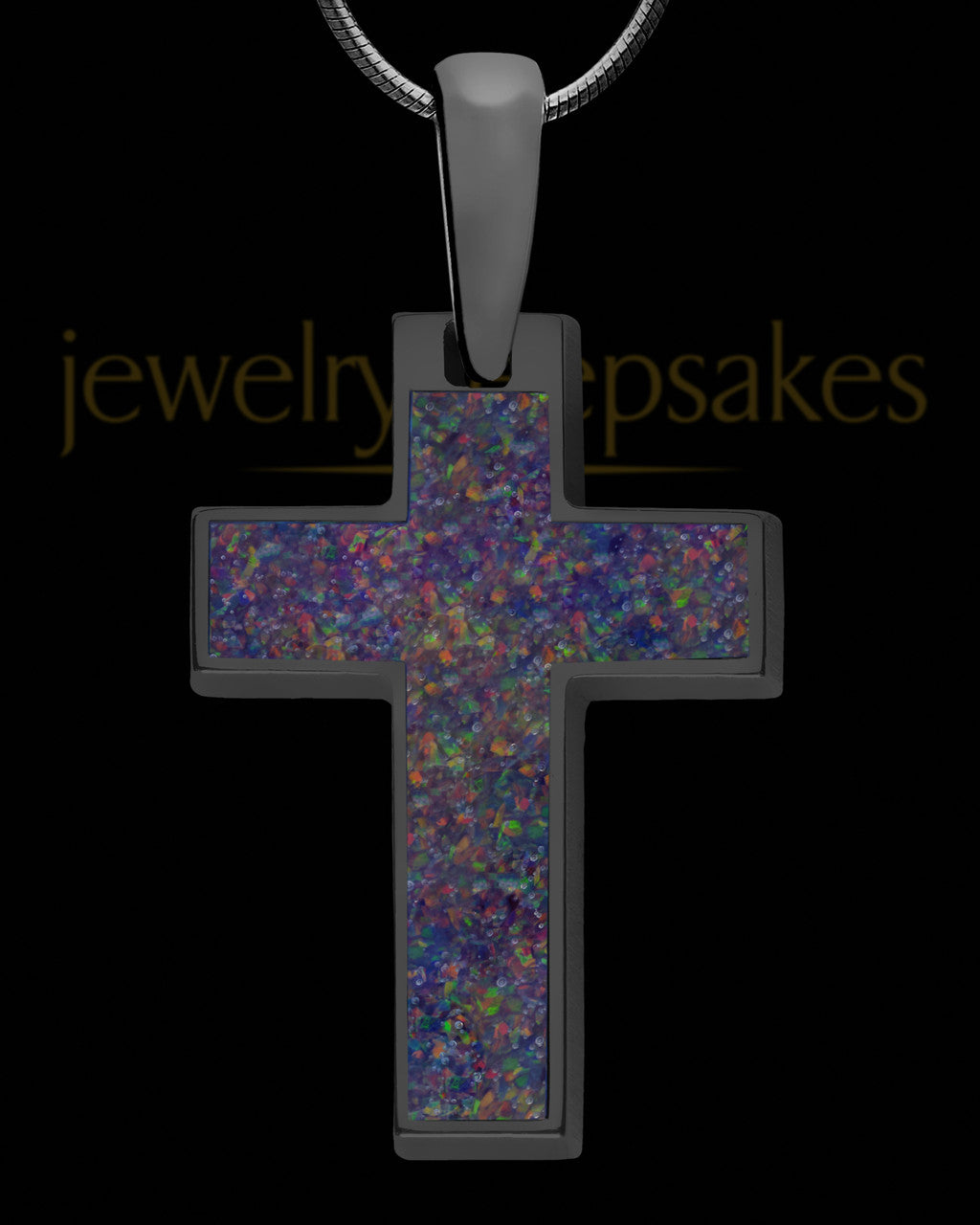 Northgate Cross Black Finish Ash Jewelry