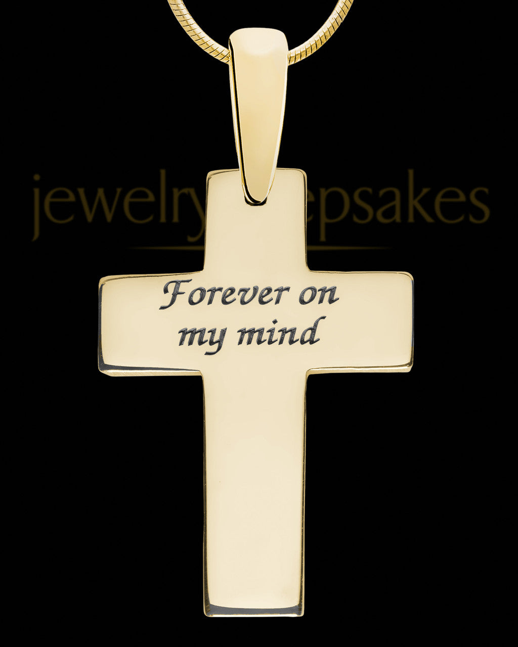 Solaris Cross Gold Plated Ash Jewelry