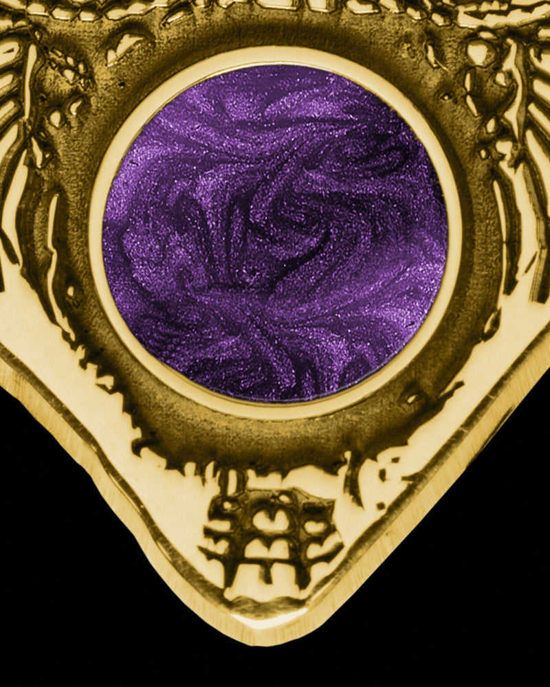 Solid 14K Gold Birthstone Owl with Sangria Ash Jewelry