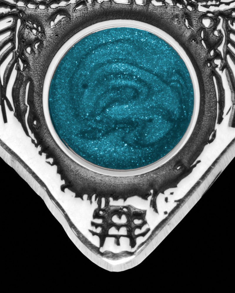 Birthstone Owl Silver with Teal Ash Jewelry