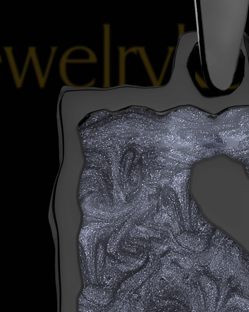 Pinnacle Rectangle Black Finish Ash Jewelry