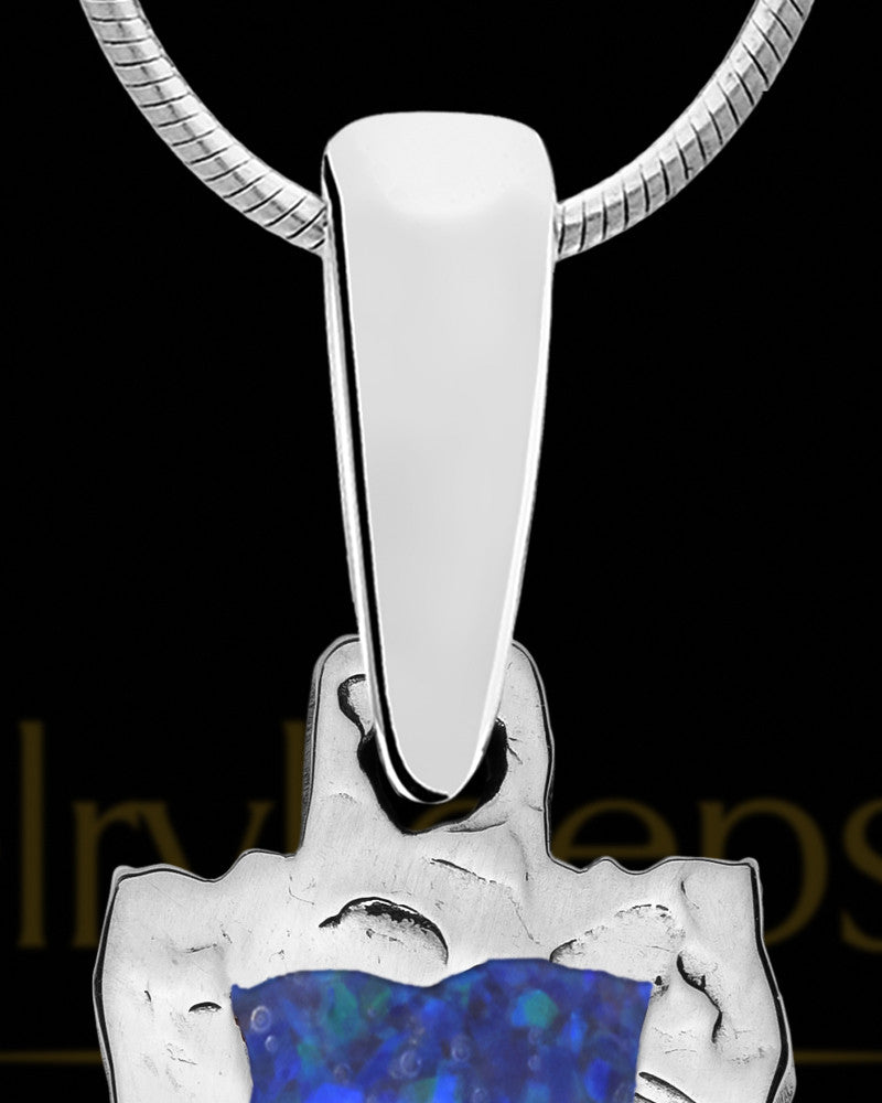Blue Cloud Extended Bar Silver Ash Jewelry