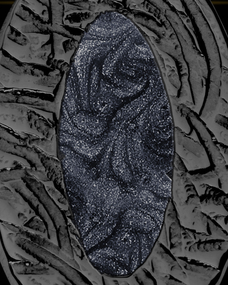 Helena Oval Black Finish Ash Jewelry