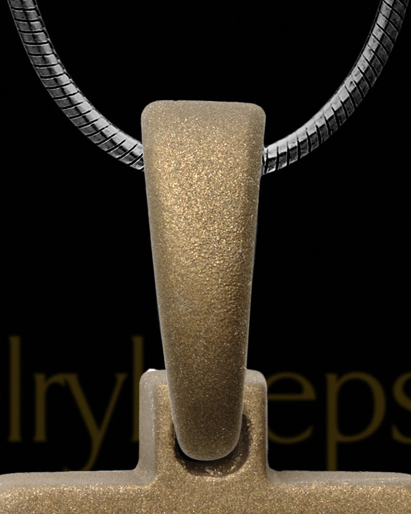 Abbey Rectangle Bronze Finish Ash Jewelry