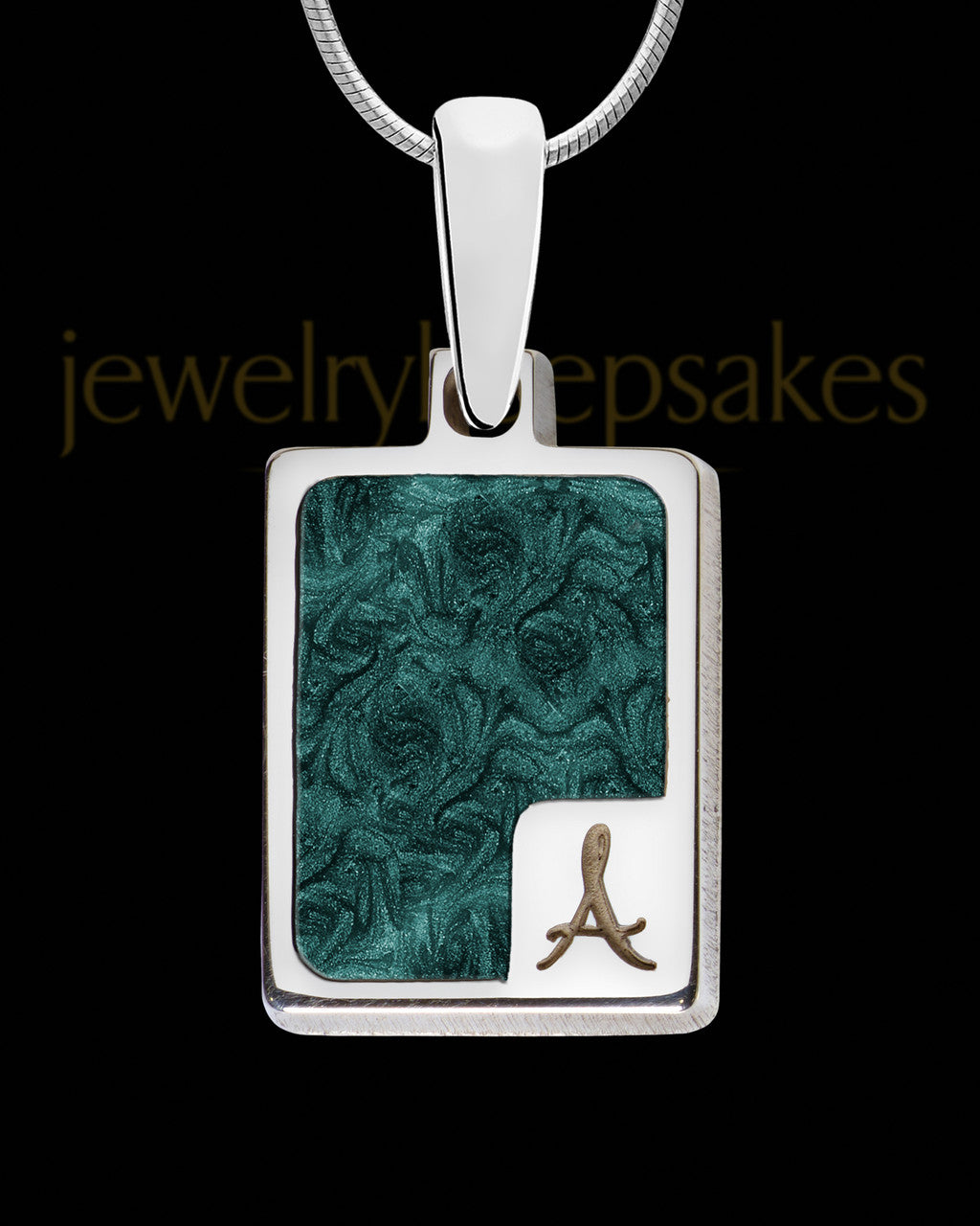 Alpine Rectangle Silver Ash Jewelry