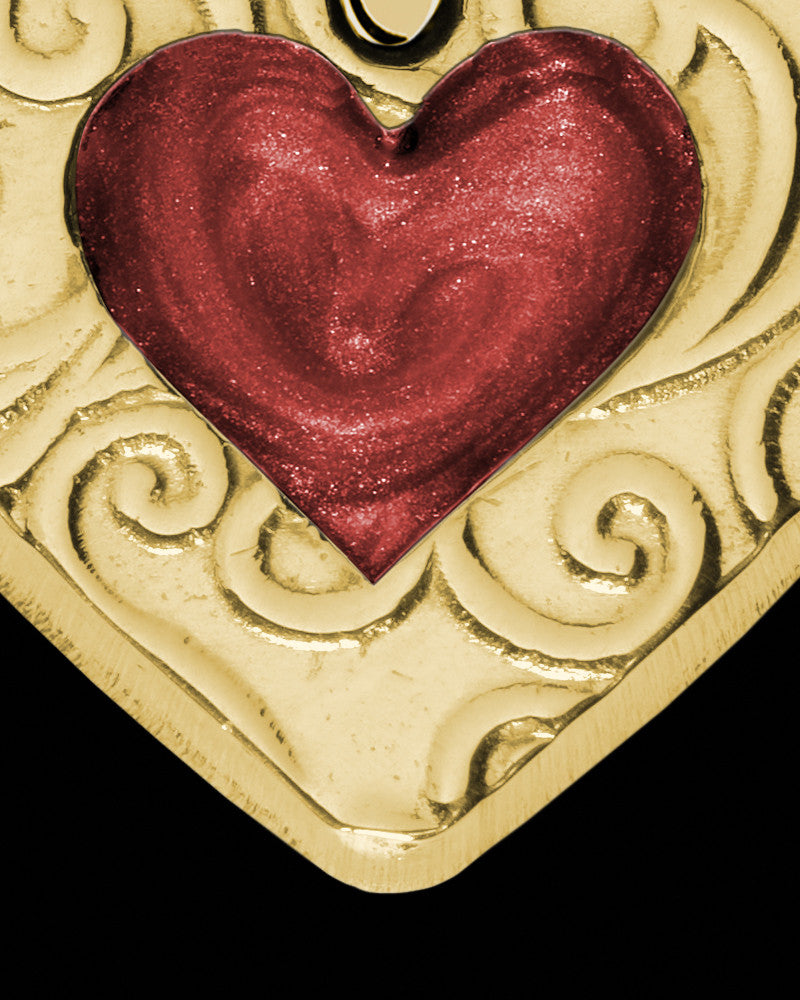 Belknap Heart Gold Plated Ash Jewelry