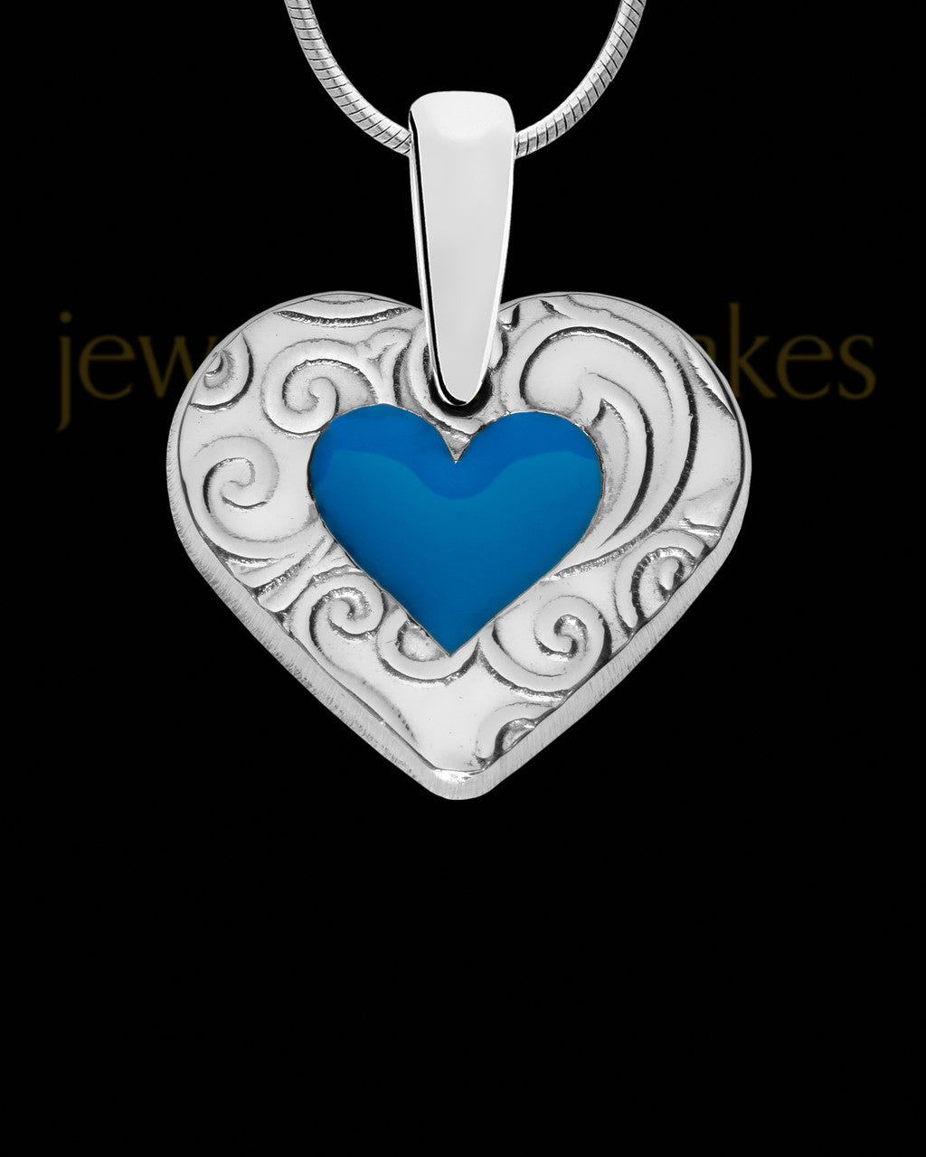 Sylvia Heart Silver Ash Jewelry