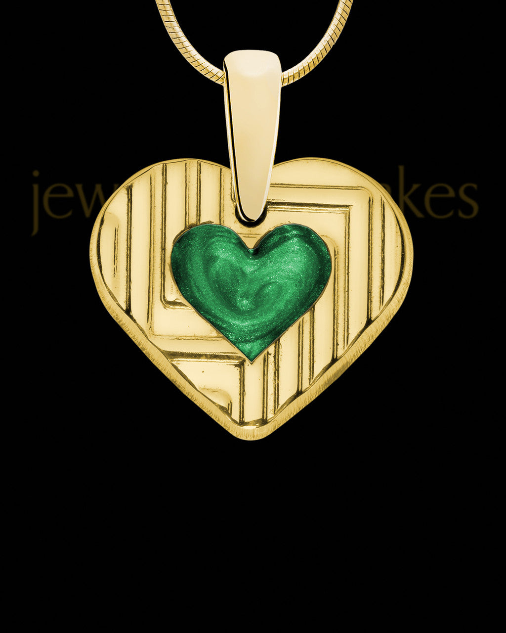 Annandale Heart Gold Plated Ash Jewelry