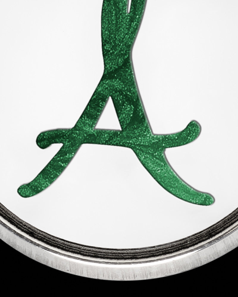Alderson Round Initial Silver Ash Jewelry