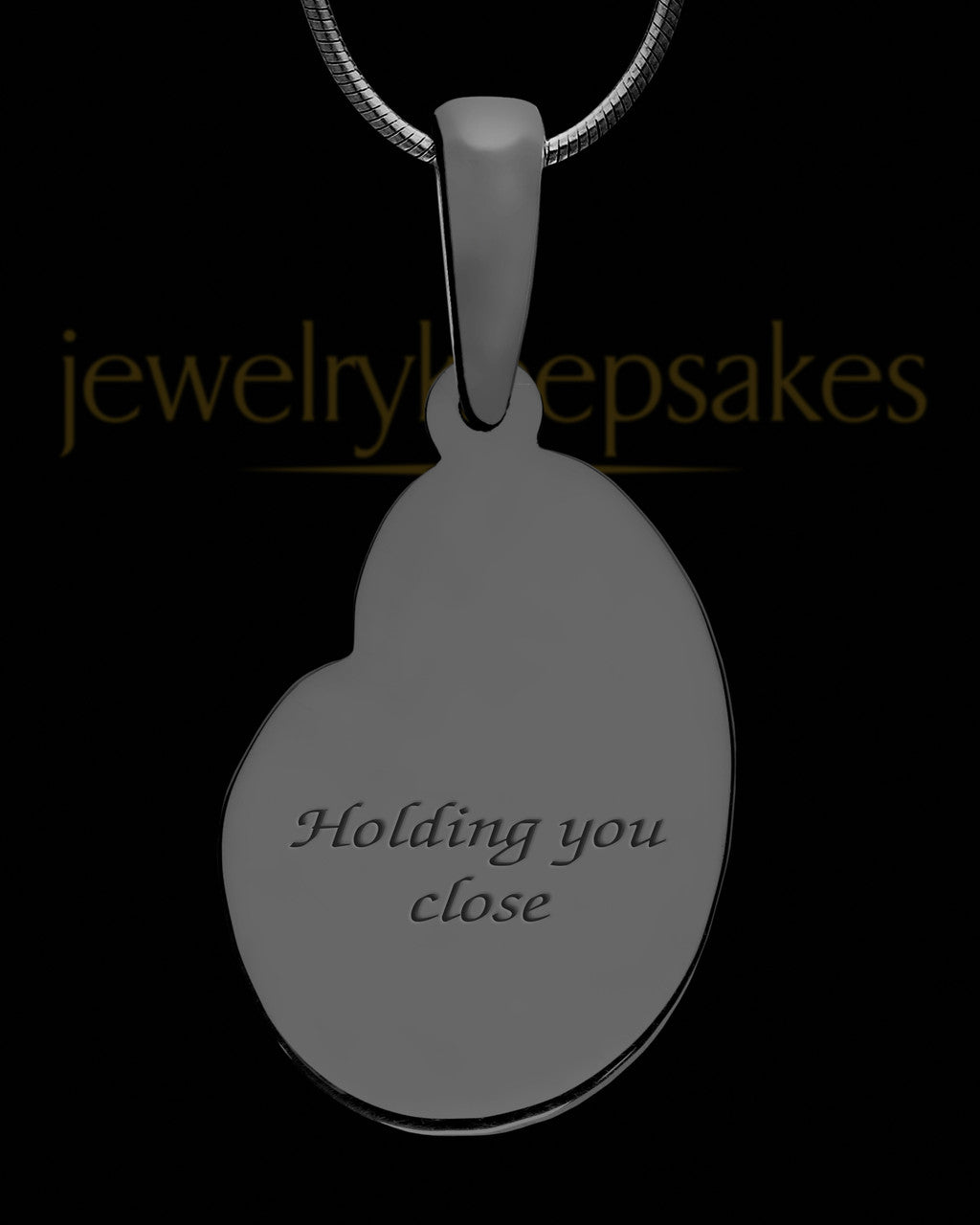 Together Forever Black Finish with Orchid Pearl Opal Ash Jewelry