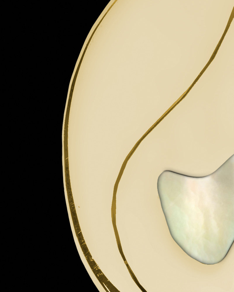 Solid 14K Gold Together Forever with Linen Ash Jewelry