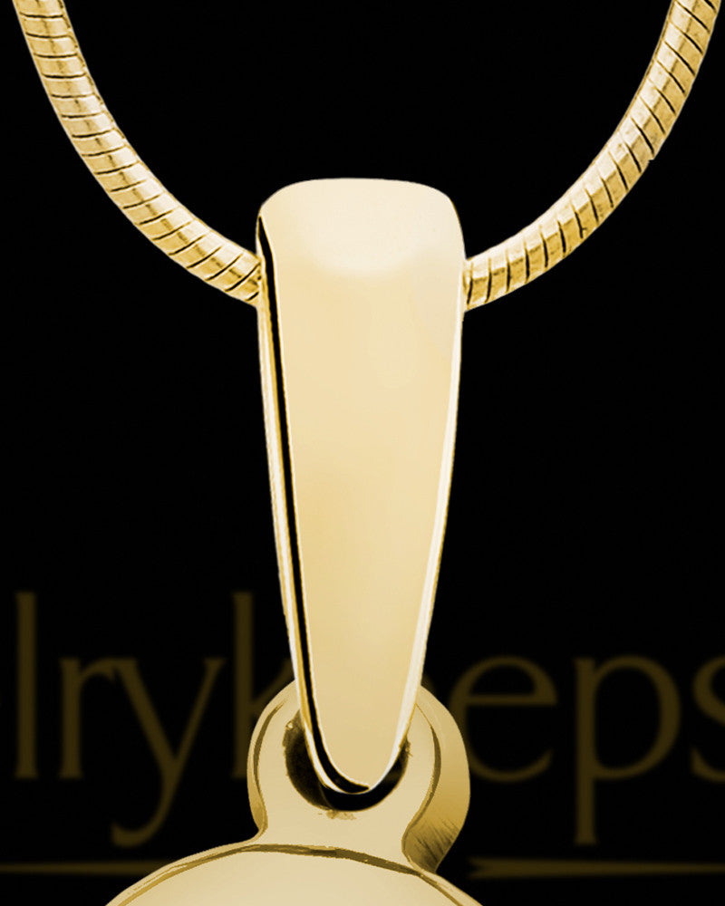 Solid 14K Gold Together Forever with Olive Ash Jewelry