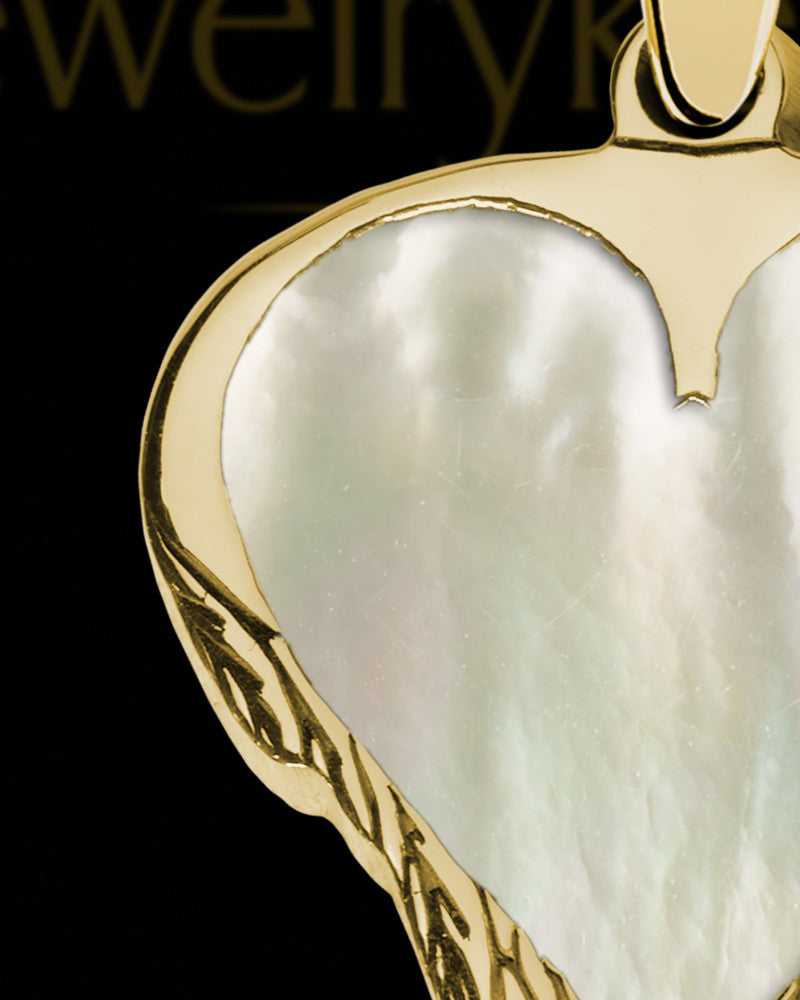 Solid 14K Gold Jamison Heart Ash Jewelry
