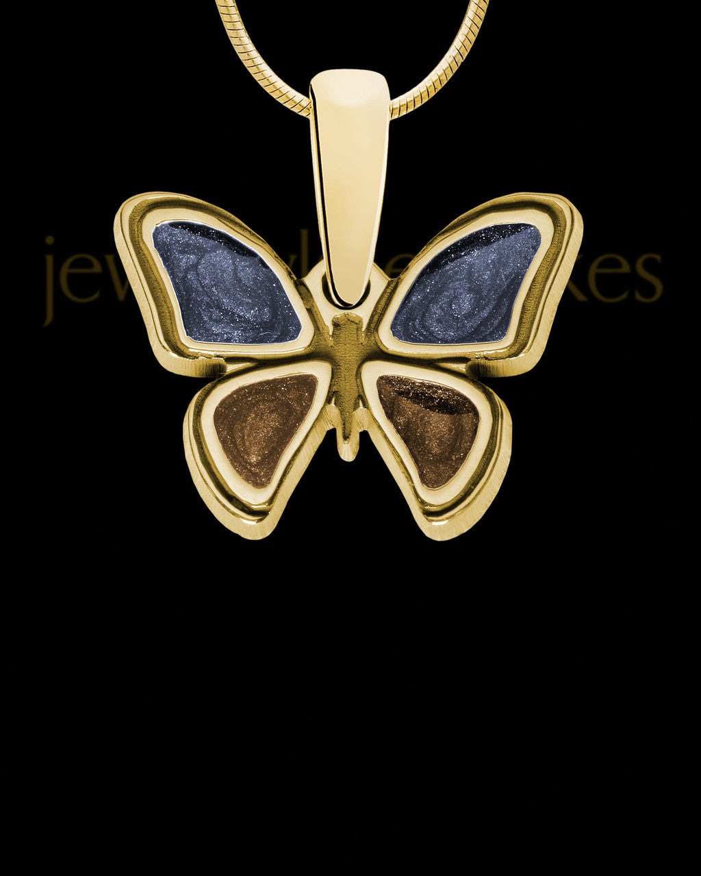 Solid 14K Gold Willowbrook Butterfly Ash Jewelry