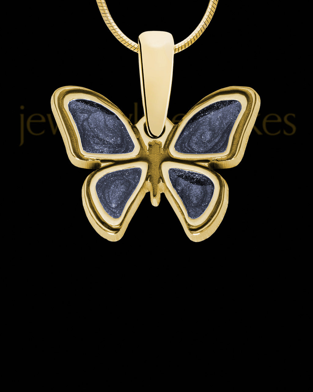 Sage Butterfly Gold Plated Ash Jewelry