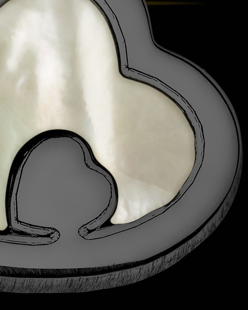 Heart Within Black Finish with Linen Ash Jewelry