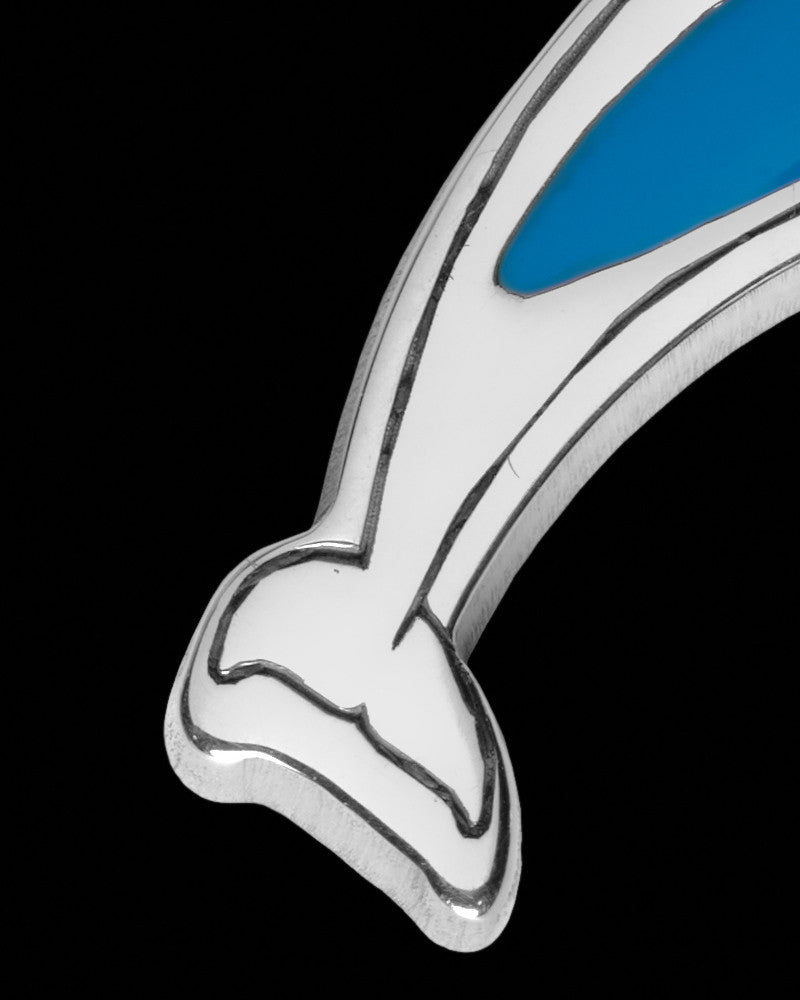 Dainty Dolphin Silver Ash Jewelry