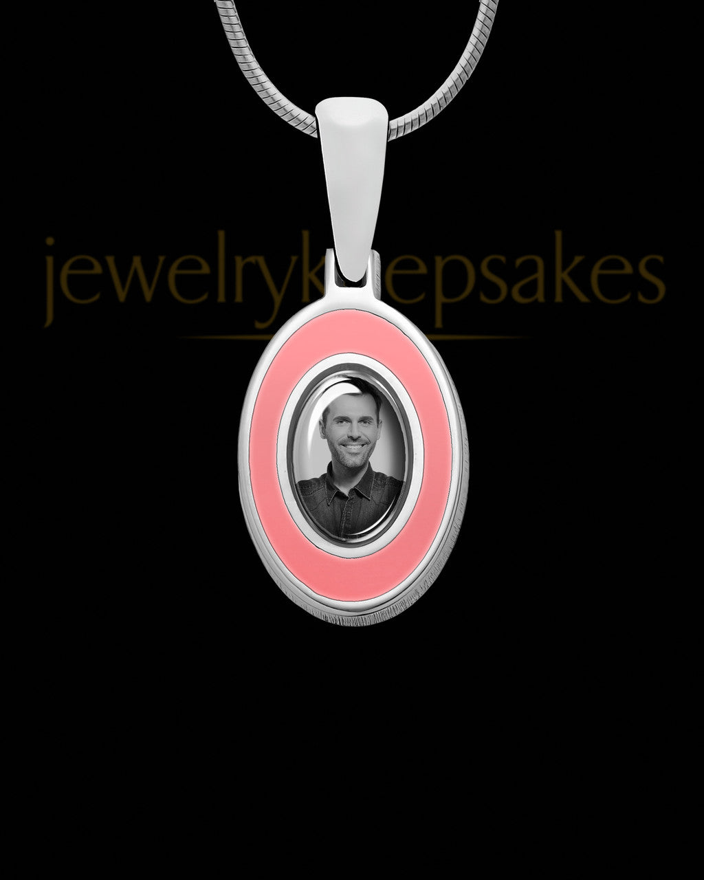 Sterling Silver Photo Oval with Sunrise Ash Jewelry