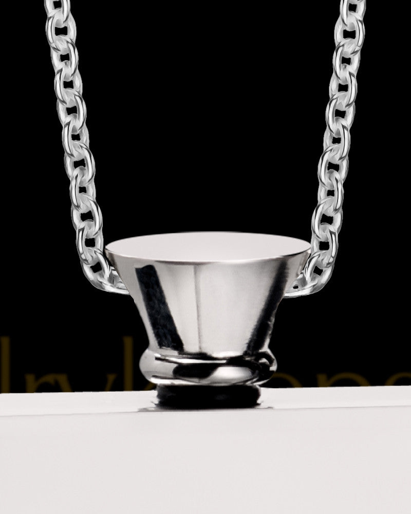 Stainless Men's Whispering Thoughts Cremation Jewelry