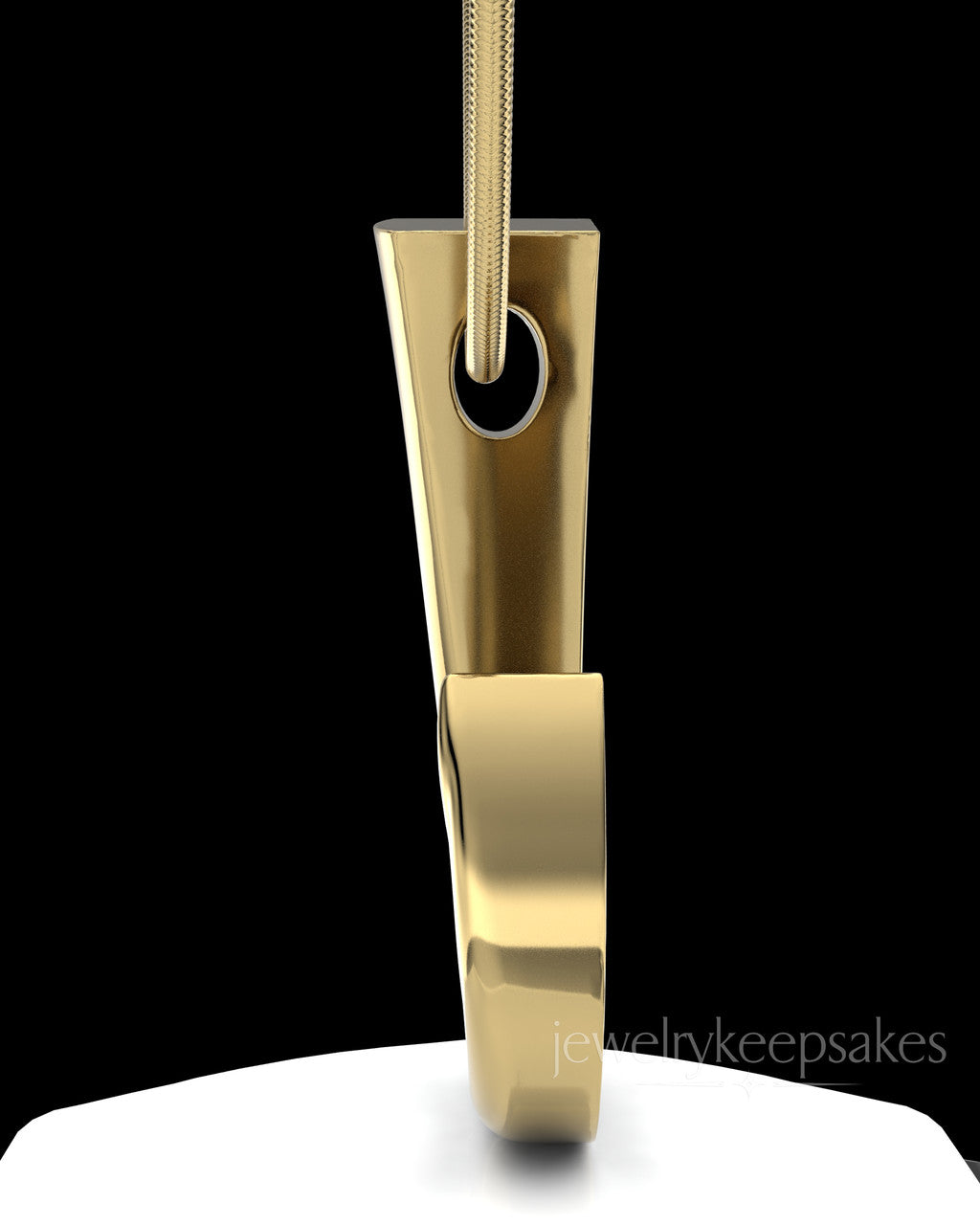 Gold Plated Hook Permanently Sealed Waterproof Cremation Pendant