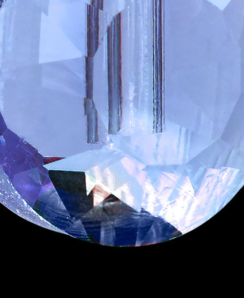 Blue Glass Globe Cremation Jewelry