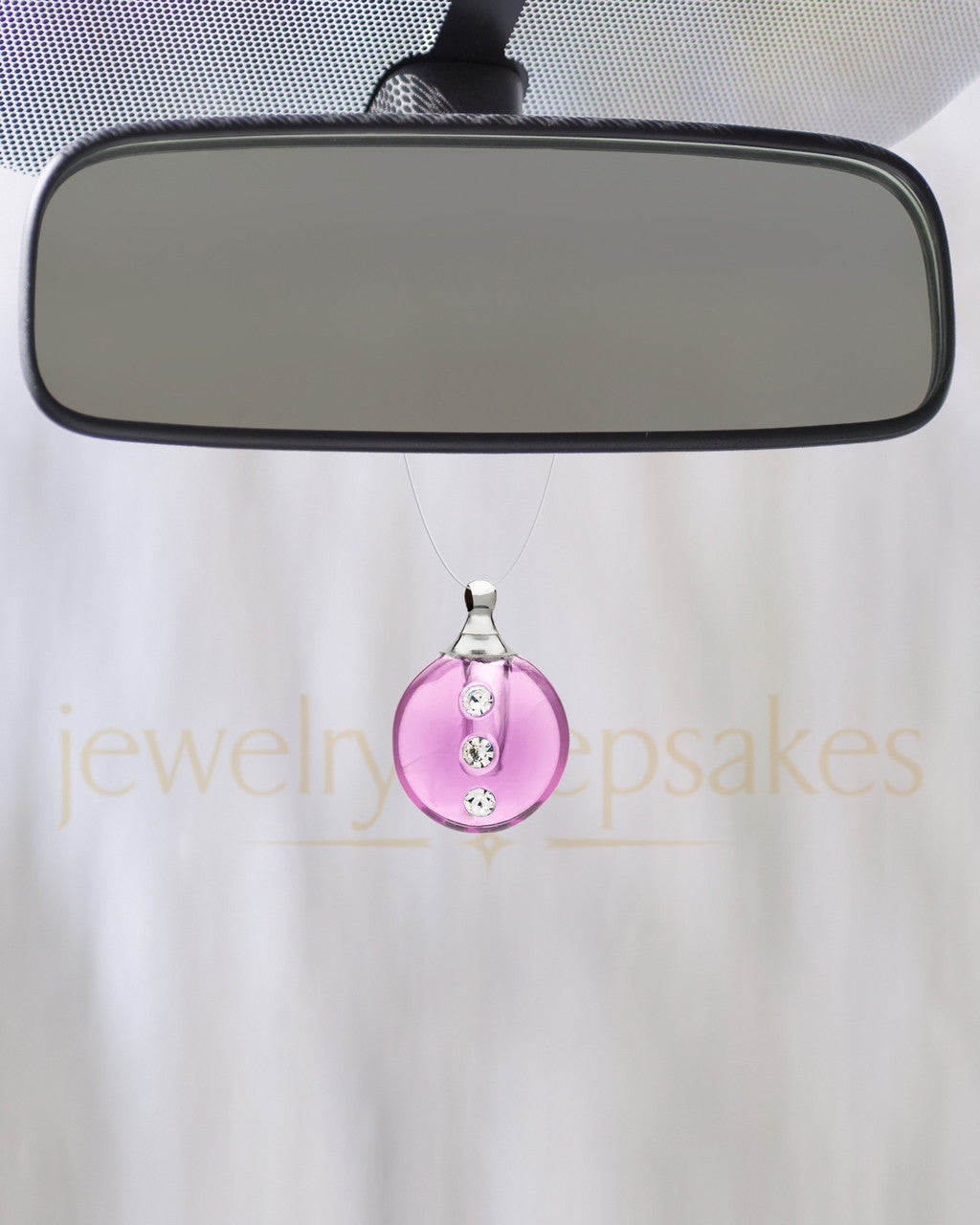 Pink Security Glass Reflection Pendant