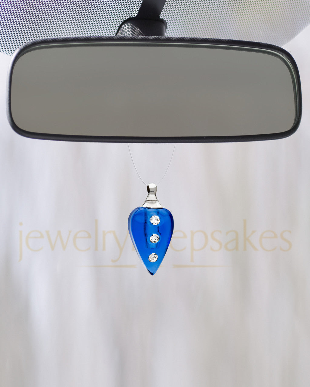 Blue Joyful Glass Reflection Pendant