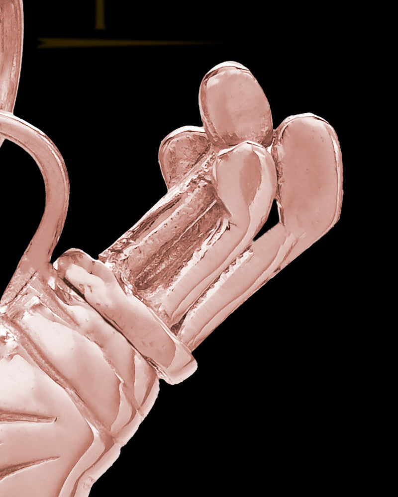 Golf Clubs 14K Rose Gold Memorial Jewelry