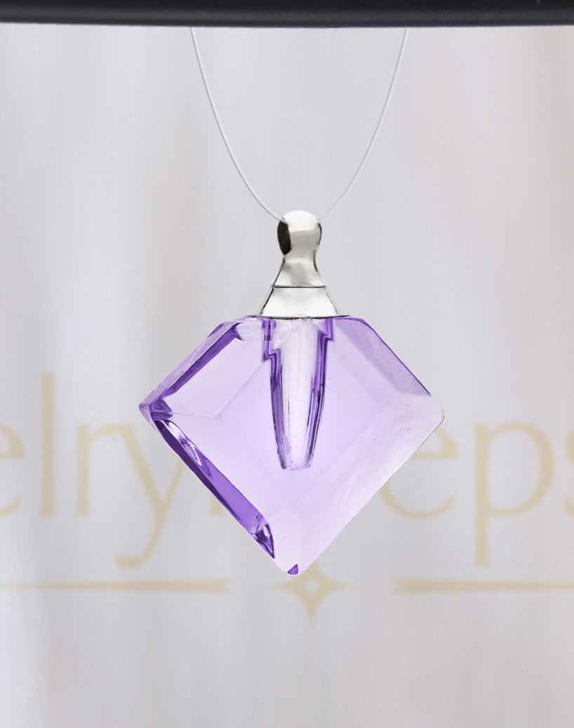 Lavender Fascination Glass Reflection Pendant
