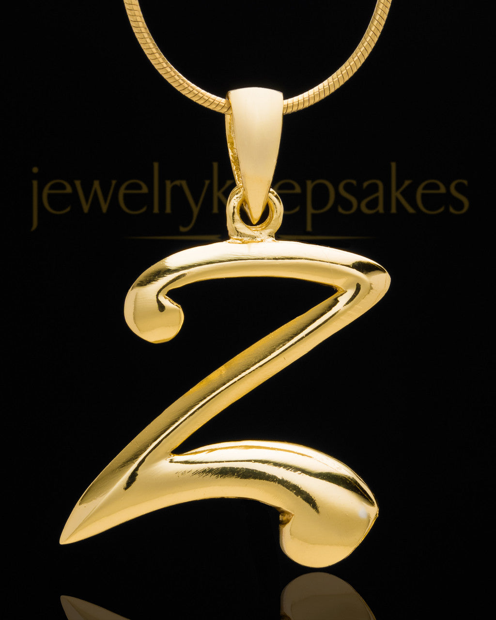 Gold Plated "Z" Keepsake Jewelry