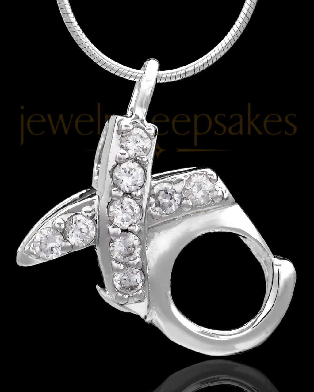 Sterling Silver Hugs and Kisses Keepsake Jewelry