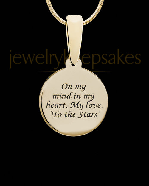 Keen Round Gold Ash Jewelry