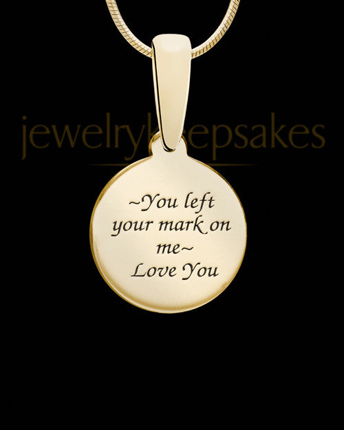 Hopeful Initial Gold Ash Jewelry
