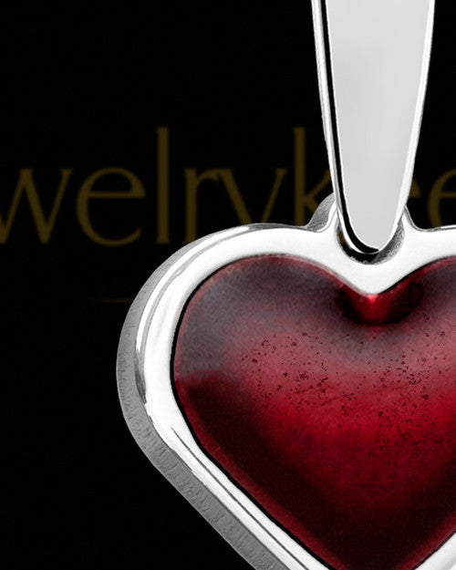 Blazing Heart Silver Ash Jewelry