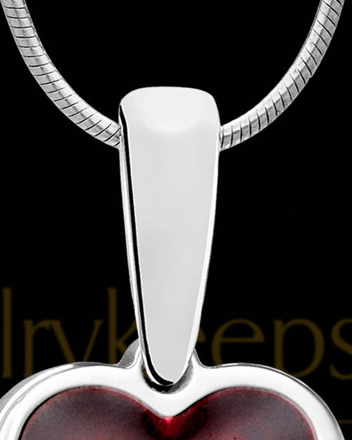 Blazing Heart Silver Ash Jewelry