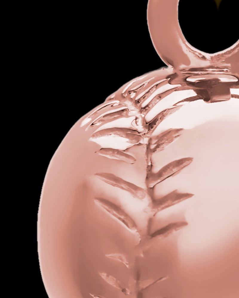 Baseball Urn Pendant in 14 Karat Rose Gold