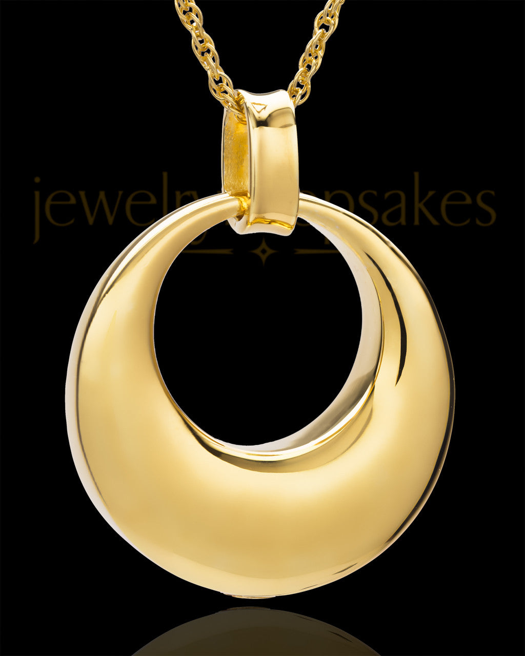 Urn Pendant 14K Gold Timeless Keepsake