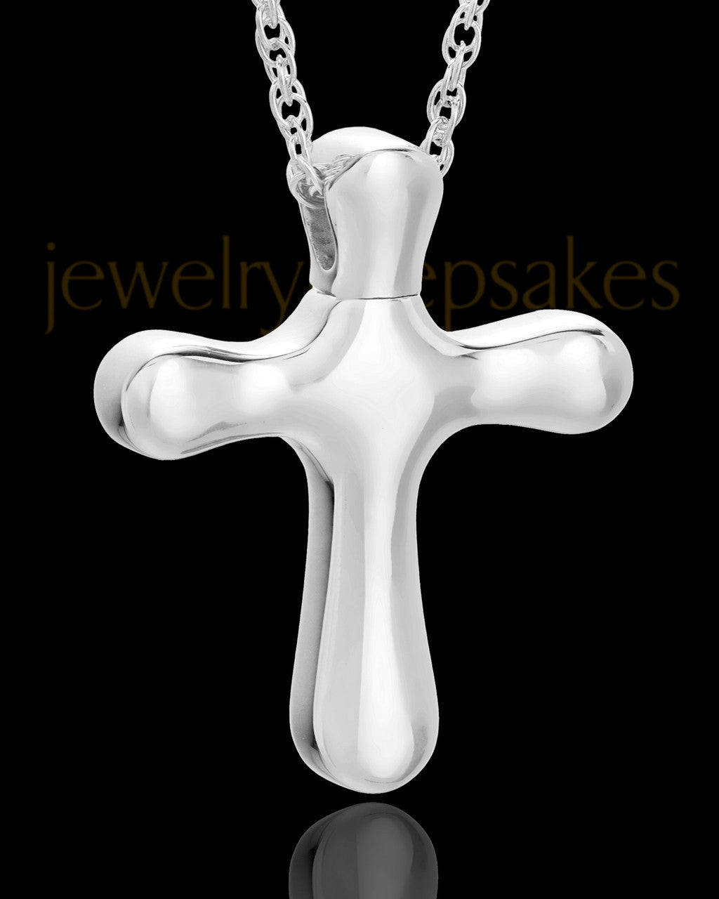 Keepsake Pendant Kester Cross Keepsake - Solid 14K White Gold