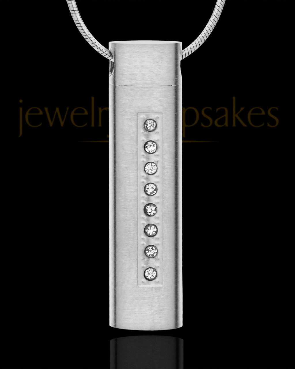 Stainless Steel Locket Necklace Endure Cylinder - Eternity Collection