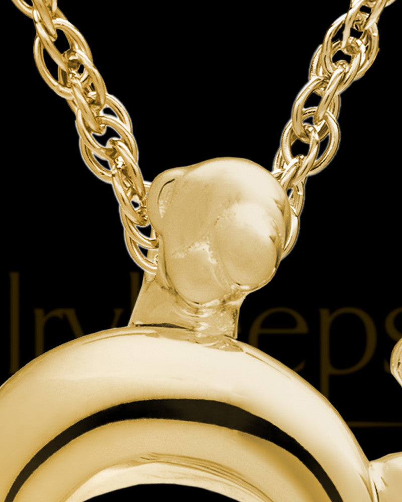 Cremation Keepsake 14K Gold Heartfelt Keepsake