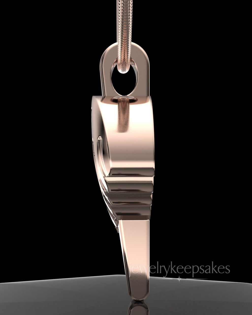 Rose Gold Grace Permanently Sealed Waterproof Cremation Pendant