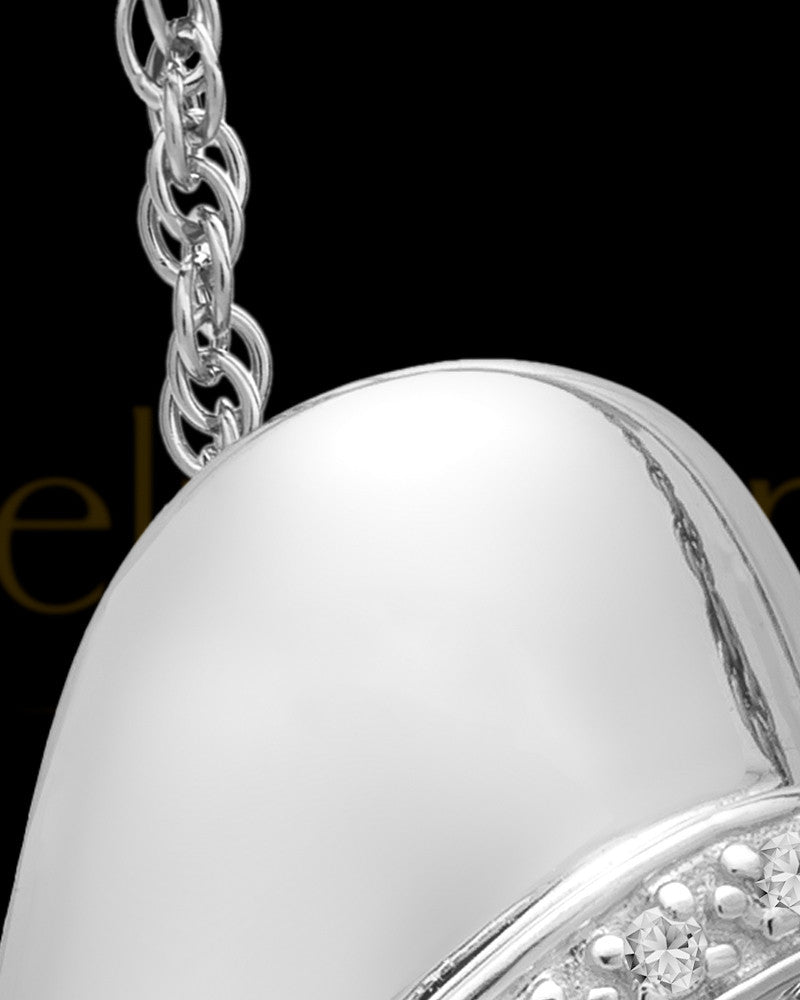 Sterling Silver Abiding Heart Keepsake