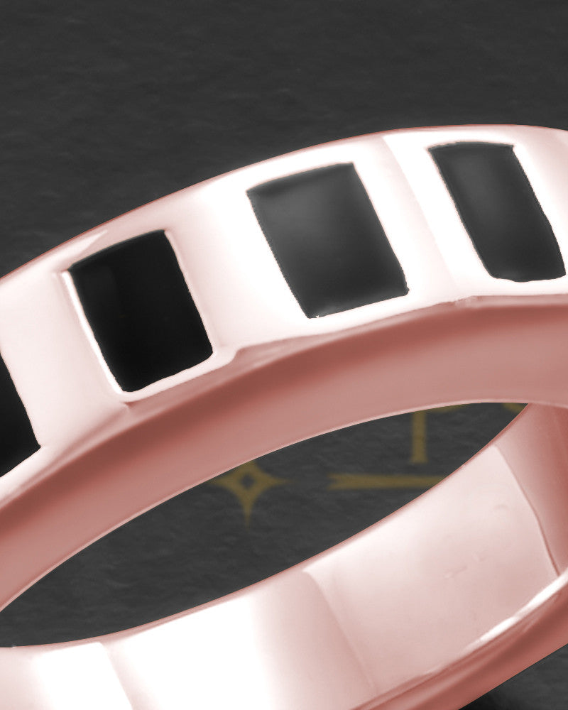 Ladies 14K Rose Gold Commemoration Ashes Ring