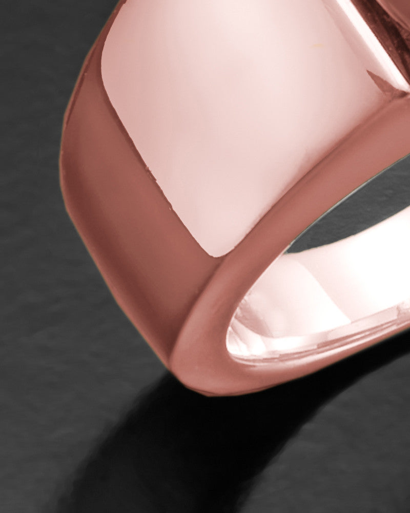 Men's 14k Rose Gold Devout Ring for Ashes