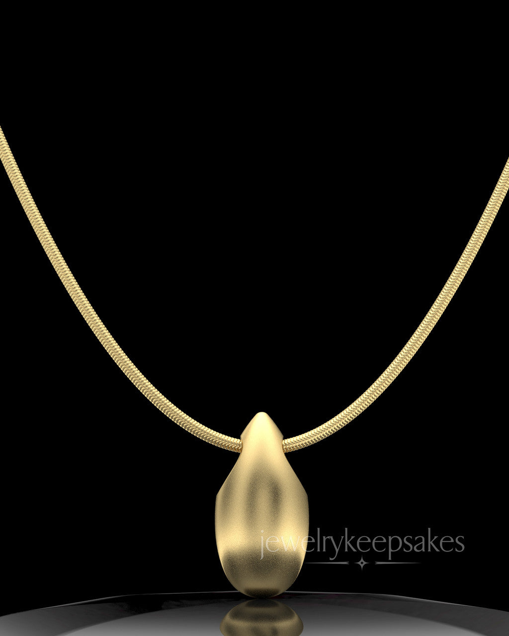 Gold Plated Natural Tear Permanently Sealed Waterproof Jewelry