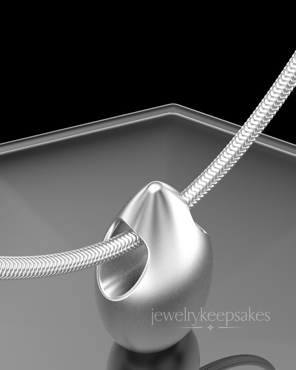 Sterling Silver Natural Tear Permanently Sealed Waterproof Jewelry