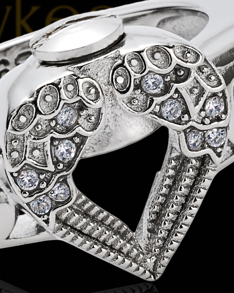 Ladies Sterling Full Of Grace Heart Ring Keepsake Jewelry